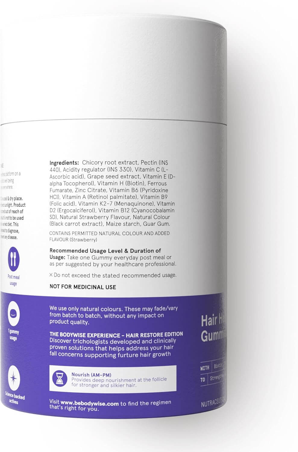 Biotin Hair Gummies for Stronger, Shinier Hair & Nails