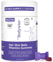 Biotin Hair Gummies for Stronger, Shinier Hair & Nails