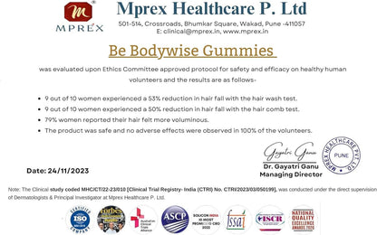 Biotin Hair Gummies for Stronger, Shinier Hair & Nails