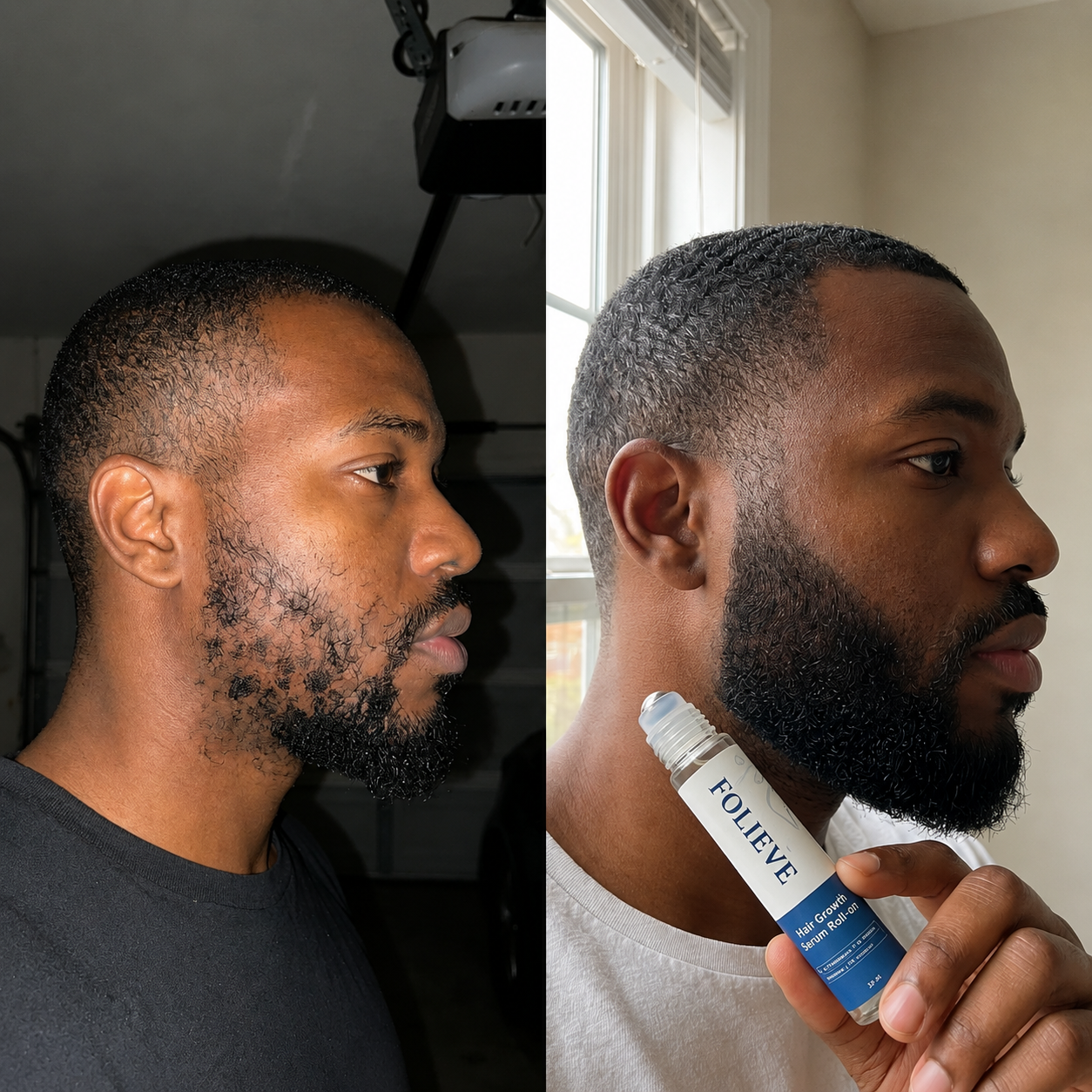 FOLIEVE Beard Growth Roll on Serum